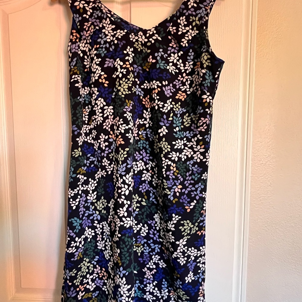CAbi Multicolor Floral Midi Dress